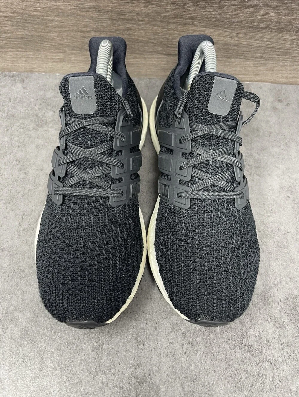 Adidas Ultraboost 4.0 Sneakers Womens Size 8 Black White Athletic Trainer